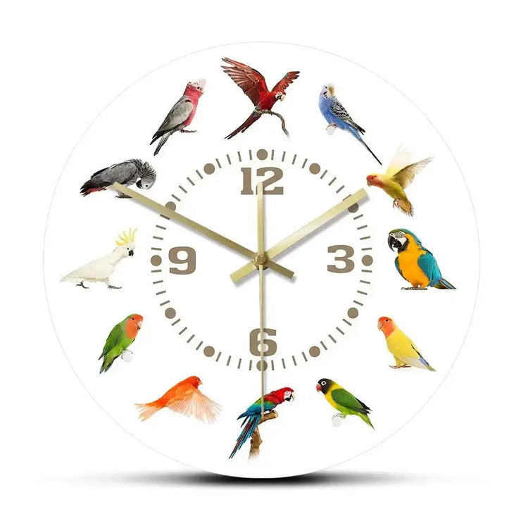 Horloge Murale Originale Oiseaux Horloges Déco Murale Express