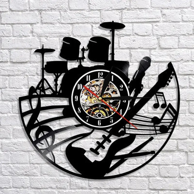 Horloge Vinyle Musique Horloges Déco Murale Express