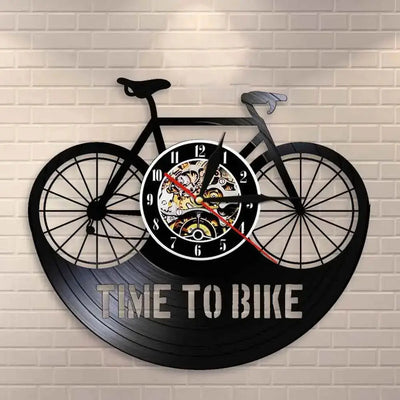 Horloge Vinyle Vélo LED Horloges Déco Murale Express