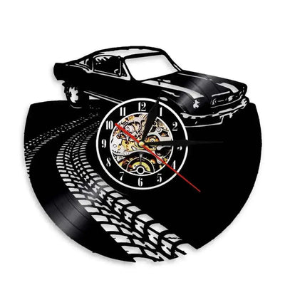 Horloge Vinyle Voiture Horloges Déco Murale Express