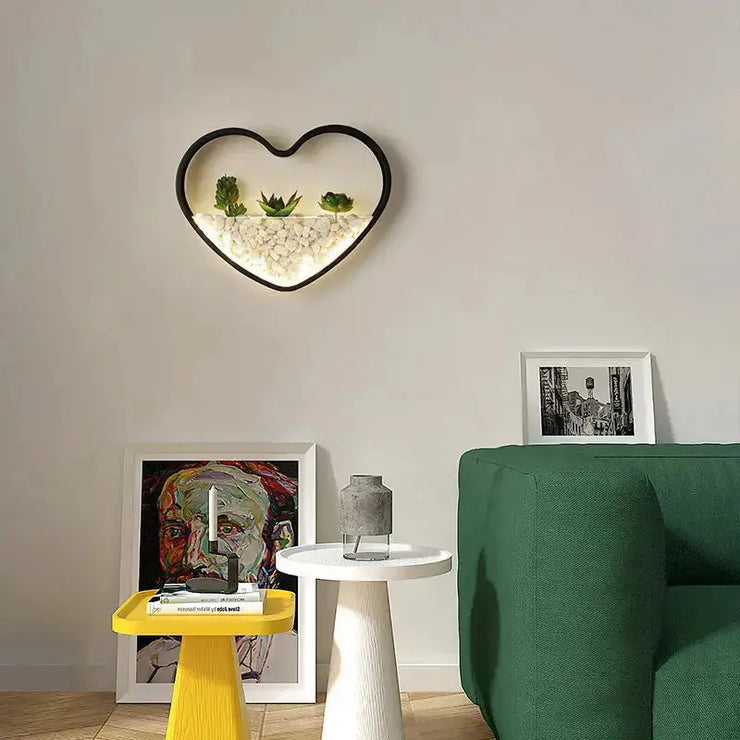 Lampe Applique Murale Coeur