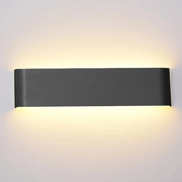 Lampe murale aluminium brossé