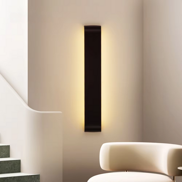 Lampe murale aluminium brossé