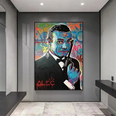 Tableau Industriel <br> James Bond Tableaux Déco Murale Express