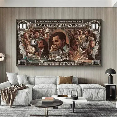 Tableau Industriel <br> Jordan Belfort Tableaux Déco Murale Express